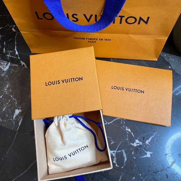 COPY - Brand New Authentic Louis Vuitton Hoop Earrings - Picture 3 of 5